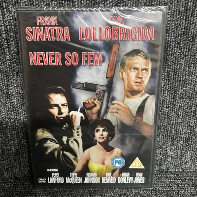Never So Few [DVD) [1959] NEW AND SEALED UK REGION 2 Steve McQueen - Image 1 of 2