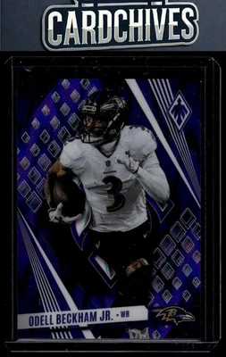 Odell Beckham Jr. 2023 Panini Phoenix #60 Purple Seismic #/125 SN - Image 1 of 2