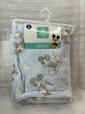 Disney Bebé MICKEY MOUSE Manta Azul Seguridad Lovey Ligero Niños Patos NUEVO Foto 1 de 4