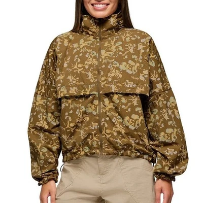 Женская ветровка Prana Encinitas небольшая ретро оливковый водоотталкивающий крем Digibloom - Изображение 1 из 4