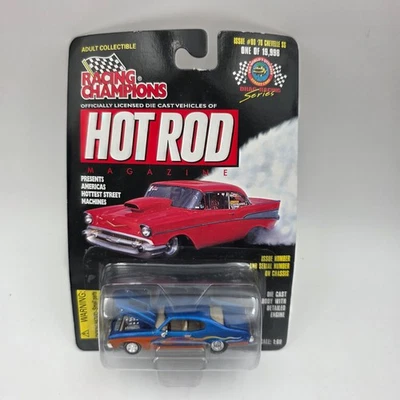 Racing Champions Hot Rod 1:60 Diecast 1970 Chevelle SS Blue Orange Collectible - Image 1 of 4