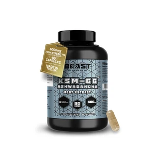 Beast Pharm Ashwagandha High Strength 6000mg KSM-66 90 Capsules 3 Months Supply - Picture 1 of 7