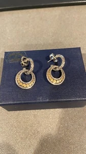 John Hardy Türklopfer Ohrringe silber mit 18k Gold - Bild 1 von 2