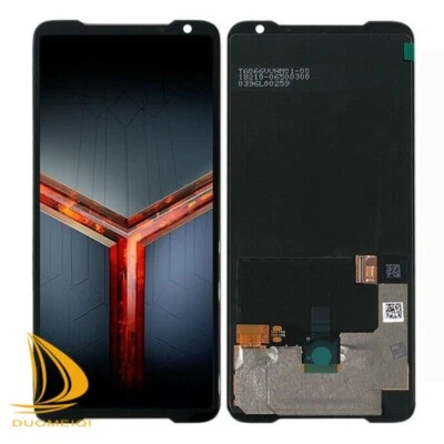 For Asus ROG Phone II ZS660KL Display LCD Unit Touch Screen Repair Black - Image 1 of 4