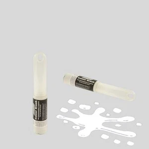 Glanz WEISS Farbpinsel Touch Up Paint Stick 12,5 ml mit feinem Bürstenkopf Hycote - Bild 1 von 2