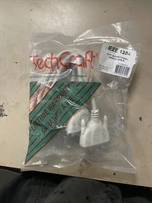 10 Foot Parallel Printer Cable DB25 CN36 M/M IEEE 1284 - Image 1 of 3