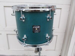 Sonor Sonic Plus, Made In Germany, 13"x11" Green Stain finish, Single Tom