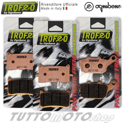 TROFEO BY OGNIBENE Pastiglie HONDA NSS Forza 750 DCT Abs 2020-2022 / ant + post TROFEO sinteriz.