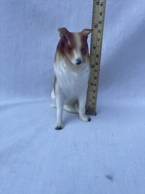 Estatuilla de perro Border Collie Lassi Norwood Co. Alemania rara de colección años 50 Foto 1 de 4