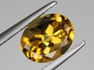 Natural Citrine Oval VVS 10x8mm 2.48ct Loose Gemstone Brazil Best Golden Yellow - Foto 1 di 8