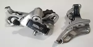 Shimano Deore XT front &rear set derailleur RD-M737 FD-M737 28,6mm top pull 1990 - Bild 1 von 19