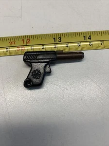 Miniature Toy Gun Replica Revolver Keychain Charm Metal Vintage - Picture 1 of 7