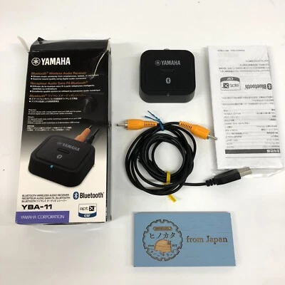 YAMAHA YBA-11 Bluetooth Audio Receiver Wireless Adapter Japan Used - Image 1 of 4