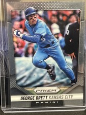 2014 Panini PRIZM George Brett #166 Kansas City Royals HOF
