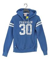 Franklin & Marshall Women's Hoodie M Blue 100% Cotton Pullover