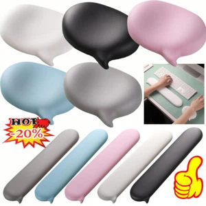 Silicone Keyboard Wrist Rest Pad Mouse Wrist Rest Support Cushion For PC Desk P7 - Picture 1 of 39
