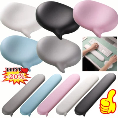 Silicone Keyboard Wrist Rest Pad Mouse Wrist Rest Support Cushion For PC D D2P3 - Image 1 of 4