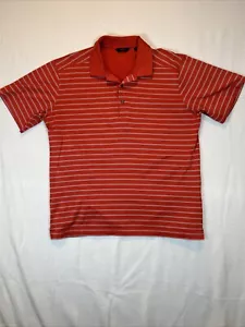 Callaway Golf Men's Polo Red, Grey Stripe XL Short Sleeve Shirt - Picture 1 of 9