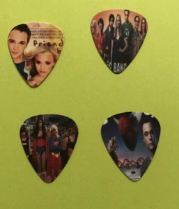 Big Bang Theory Lot of 4 Collector's Guitar Picks - NEW- Free Shipping - Unique - Picture 1 of 1
