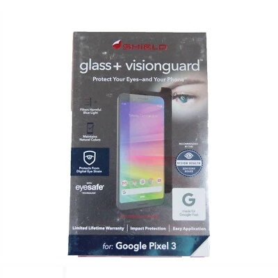 INVISIBLESHIELD GLASS+ VISION GUARD TEMPERED GLASS FOR GOOGLE PIXEL 3 200301915 - Image 1 of 4