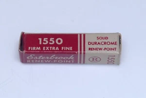 ESTERBROOK #1550 Renew Point FIRM EXTRA FINE Solid Durachrome Vintage USA - Picture 1 of 1