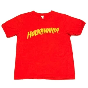Vintage 80’s WWF Hulk Hogan Hulkamania Single Ringer T-Shirt Youth Large - Picture 1 of 4