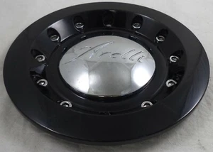 Arelli Wheels Gloss Black / Chrome Custom Wheel Center Cap Caps # 212-100B - Picture 1 of 4