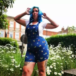 Grogu Shorts Overalls Cakeworthy Suspender StarWars Star Wars The Child Pop Cult - Picture 1 of 11