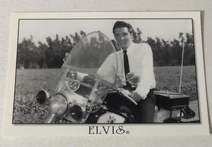 Elvis Presley Postcard Elvis Riding A Motorcycle - Picture 1 of 2