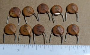 Lot of 10 NOS Solar .0022uFd Z5P 500V Capacitors - Picture 1 of 1