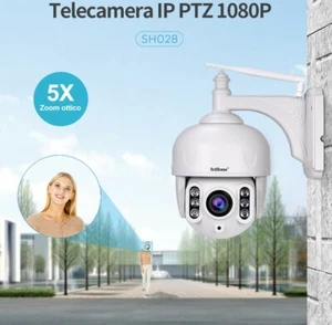 Ip camera 3MP onvif SH028 wifi videocamera Sricam Italia P2P App Srihome Pro IP  - Imagen 1 de 5
