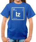 IZZY Periodic Element Enfants - T-Shirt Enfants - Prénom - Nom - Personnel