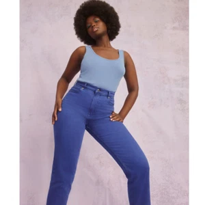 Everlane Women's Deep Lapsis Blue The Way High Jean Size 25 Denim High Waisted - Picture 1 of 15