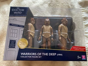 Doctor Who Warriors Of The Deep Silurians Collector Three Figure Set - Picture 1 of 3