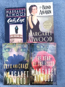 Margaret Atwood Lot 6 Surfacing Cat's Eye Handmaid's Assassin Maddaddam 1 & 2 - Picture 1 of 6