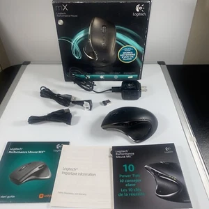 Logitech 910-001105 MX Wireless Performance Mouse Black Darkfield - Used Tested - Afbeelding 1 van 10
