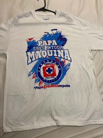 Club Deportivo Cruz Azul la Maquina T-Shirt  Playera de algodon Campeon 2021 Cover