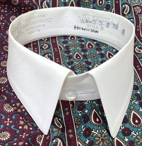 Van Heusen vintage shirt collar size 15 style 11 lightly starched LOOSENED - Picture 1 of 4