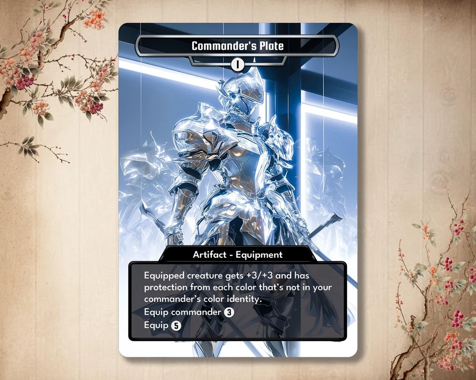 Commander's Plate - High Quality Custom Card [ Alternative Custom Art ] - Imagen 1 de 1