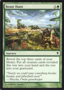 4X BEAST HUNT 158/249 ZENDIKAR MTG MAGIC NM X4 (yourdeckbuilder) - Picture 1 of 1