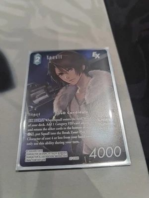 Final Fantasy Tcg Full Art Foil Squall Opus 27 Journey Of Discovery 27-030 H - Image 1 of 4