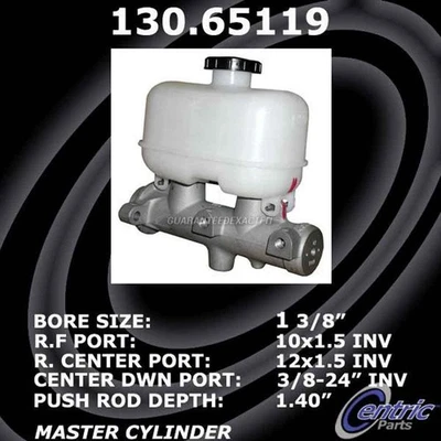 Para Ford Super Duty 2008 Centric Brake Master Cylinder GAP - Imagem 1 de 3