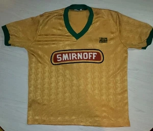 VTG C. BRAZIL F. Campeonto Brasileiro 3rd Tier Smirnoff Soccer Jersey XL Rare - Picture 1 of 10