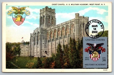 #3560 US Military Academy West Point FDC Maxi Card - Image 1 of 2