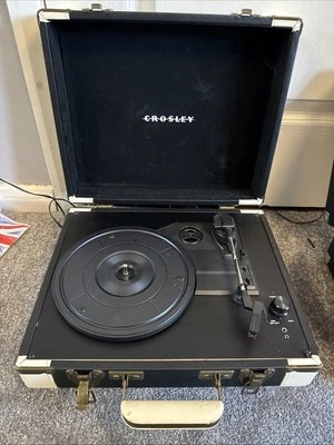 Platine vinyle USB portable Executive Crosley CR6019A-BK lire description - Photo 1/4