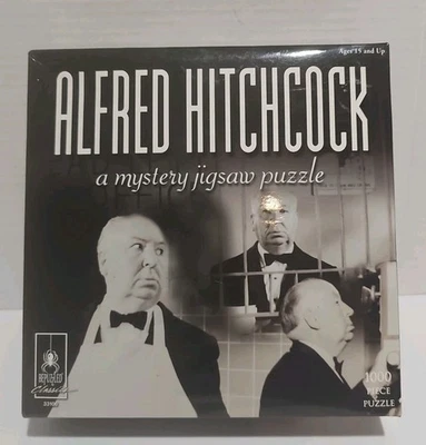 Rompecabezas ALFRED HITCHCOCK A Mystery 1000 piezas - Completo 23 X 29” NUEVO Foto 1 de 4