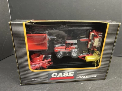 1/64 Ertl Case-IH Magnum Tractor Gravity Wagon Sprayer Planter Nice Red Box - Image 1 of 4