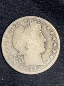 Barber Silber Half Dollar 1906 - Bild 1 von 2