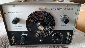 HF - Prüfgenerator TE-20 sehr guter Zusrand, Sammlergerät - Bild 1 von 5