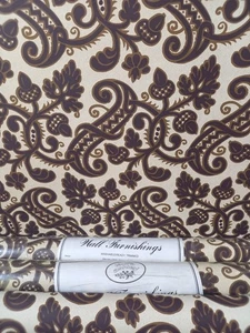 X3 1970s Vintage LAURA ASHLEY Wallpaper Rolls cottagecore floral quaint gothic - Picture 1 of 15